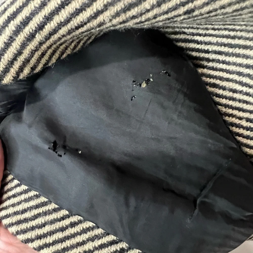 Valentino Boutique Vintage Wool Tweed Mini Skirt Designer Luxury SZ 4 EUC